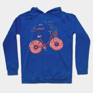 bicycle donuts instead wheels Hoodie